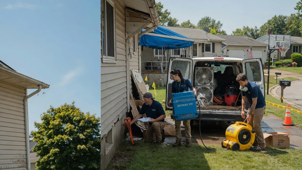 Ceiling Leak Cleanup in Grimes, IA near me